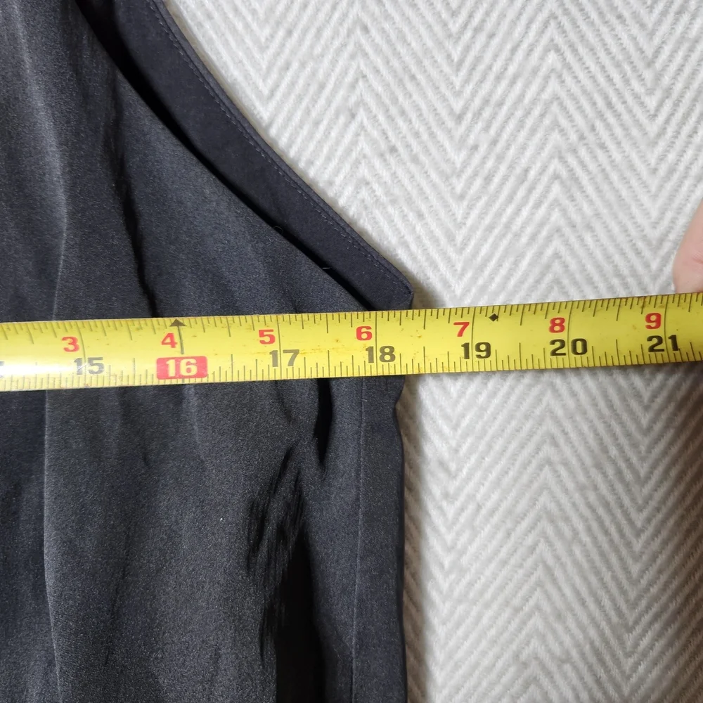 Zara Size Medium Black Sleeveless Balloon Women's Top New With Tags - Picture 7 of 9